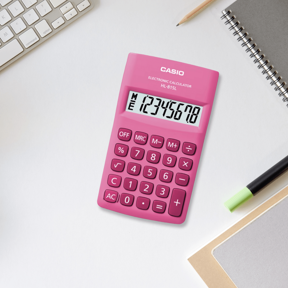 CALCULADORA CASIO HL-815L-PK2