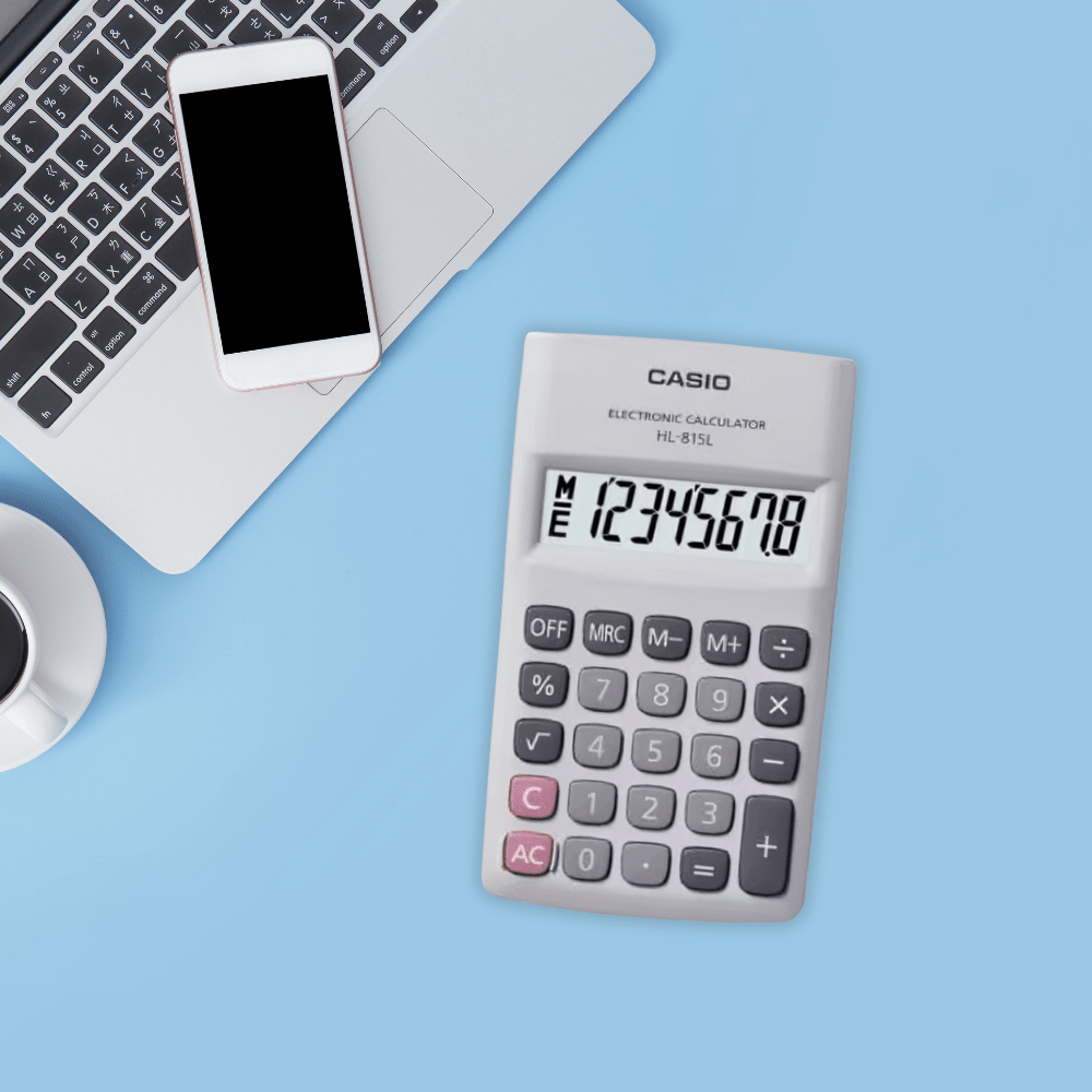 CALCULADORA CASIO HL-815L-WE2