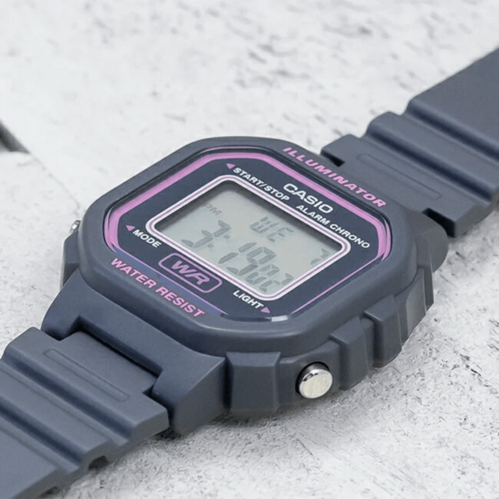 RELOJ CASIO LA-20WH-8ADF GRIS/ROSADO3