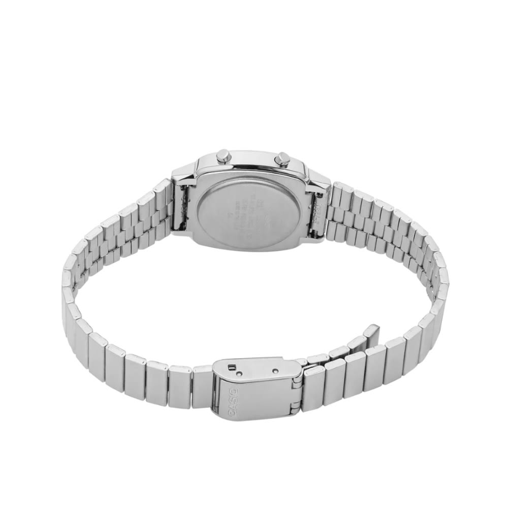Reloj Casio Vintage LA670WA-1DF Digital Plateado Mujer8