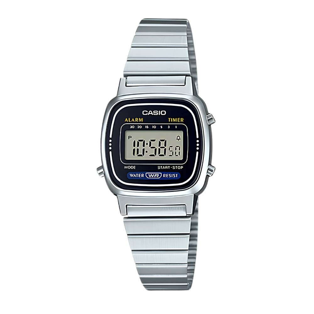 Reloj Casio Vintage LA670WA-1DF Digital Plateado Mujer9