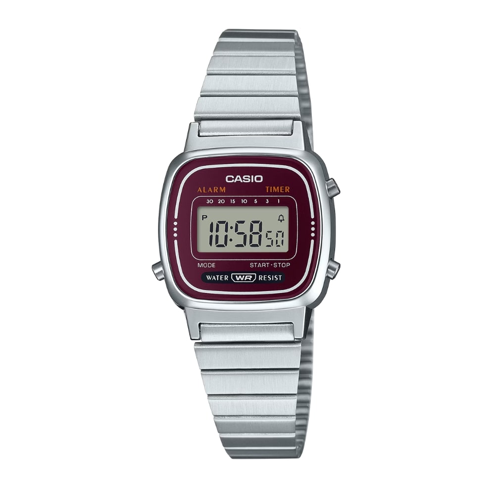 Reloj Casio Vintage LA670WA-4DF Digital Plateado Mujer8