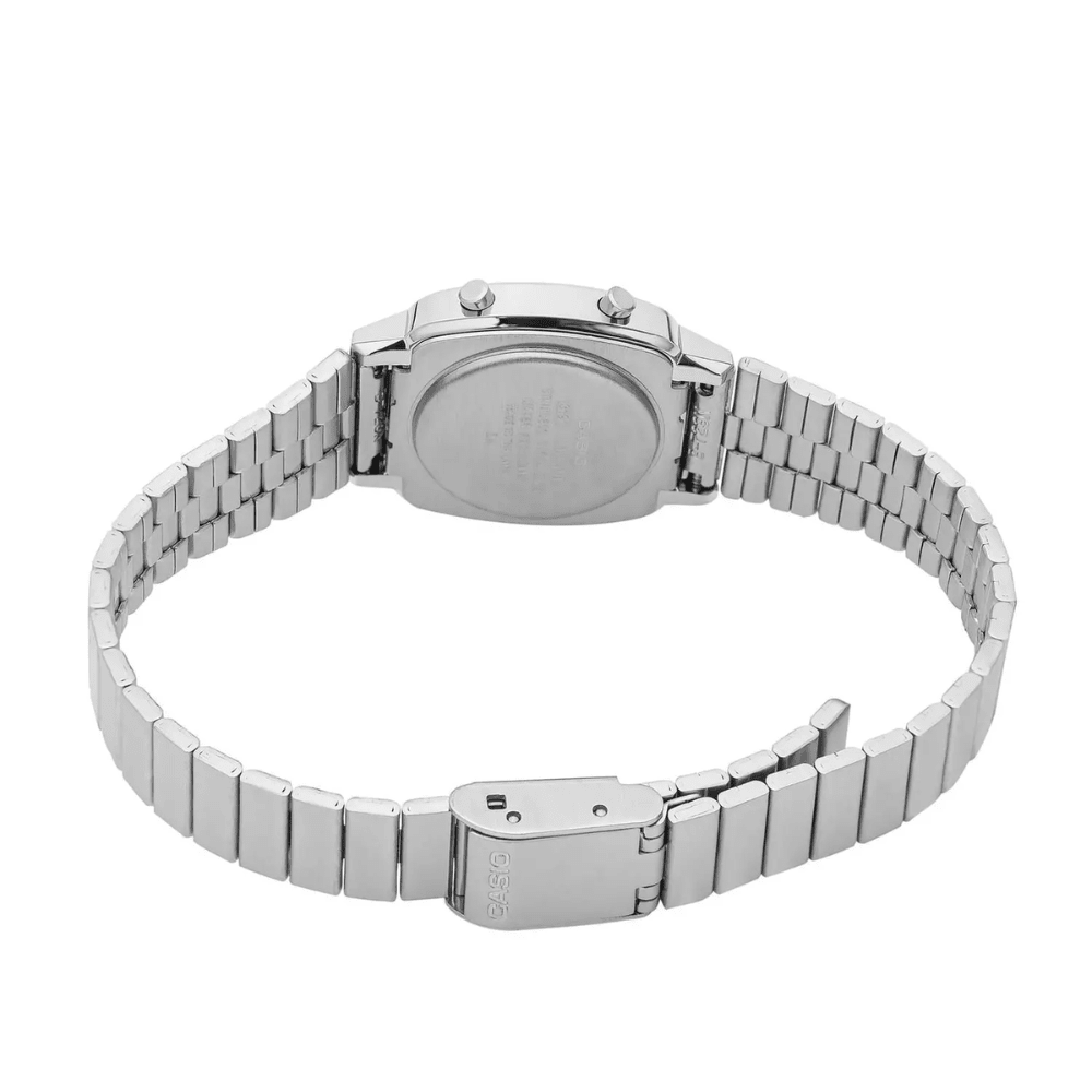 RELOJ CASIO LA670WA-7DF VINTAGE MINI PLATEADO4