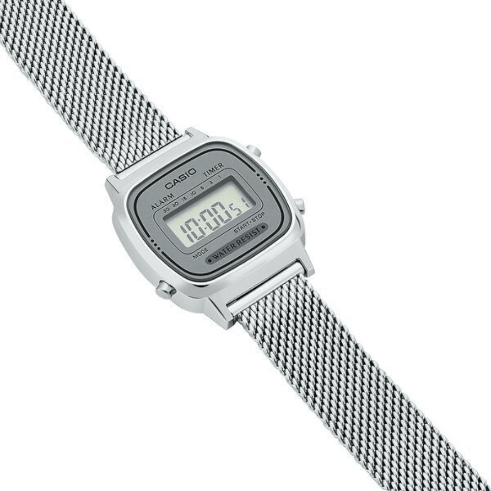 RELOJ CASIO LA670WEM-7DF VINTAGE MINI PLATEADO4