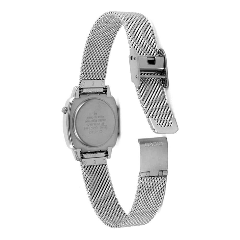 Reloj Casio Vintage LA670WEM-7DF Digital Plateado Mujer12