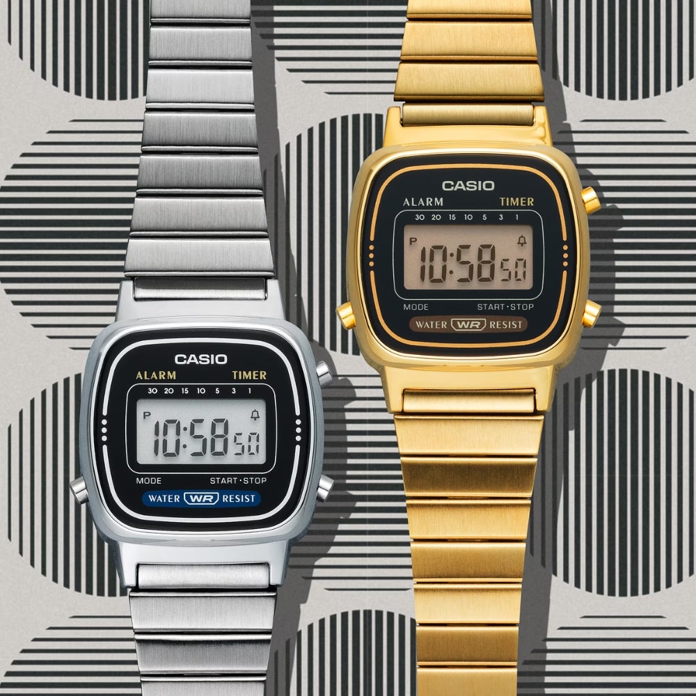 Reloj Casio Vintage LA670WGA-1DF Digital Dorado Mujer7