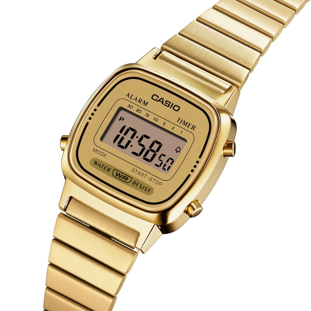 Reloj Casio Vintage LA670WGA-9DF Digital Dorado Mujer8