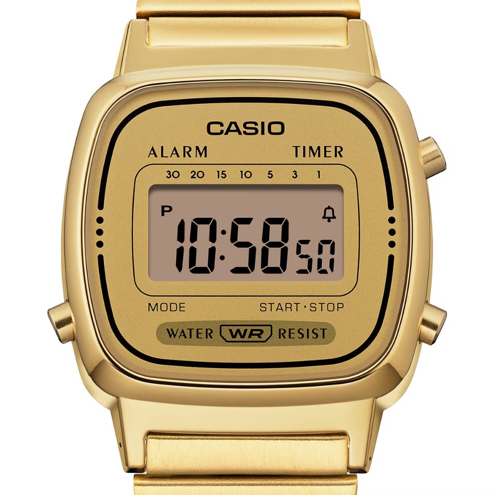Reloj Casio Vintage LA670WGA-9DF Digital Dorado Mujer7