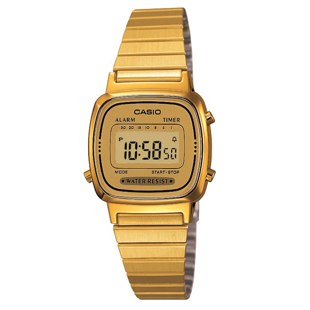 RELOJ CASIO LA670WGA-9DF VINTAGE MINI DORADO1