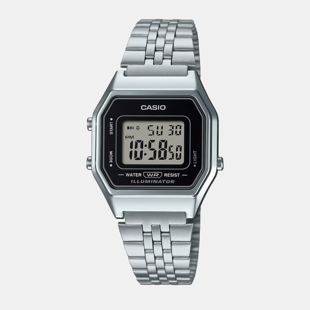 Reloj Casio Vintage LA680WA-1DF Digital Plateado Mujer1