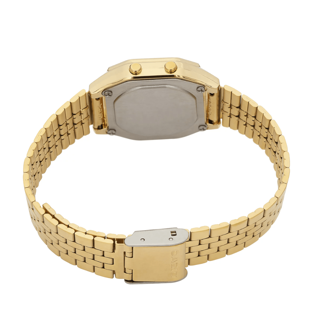 Reloj Casio Vintage LA680WGA-4CDF Digital Acero Dorado Mujer4