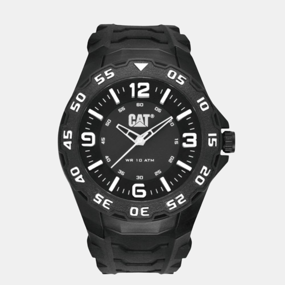 Reloj Cat Motion LJ.160.21.221 Análogo Negro/Blanco Rubber Hombre1