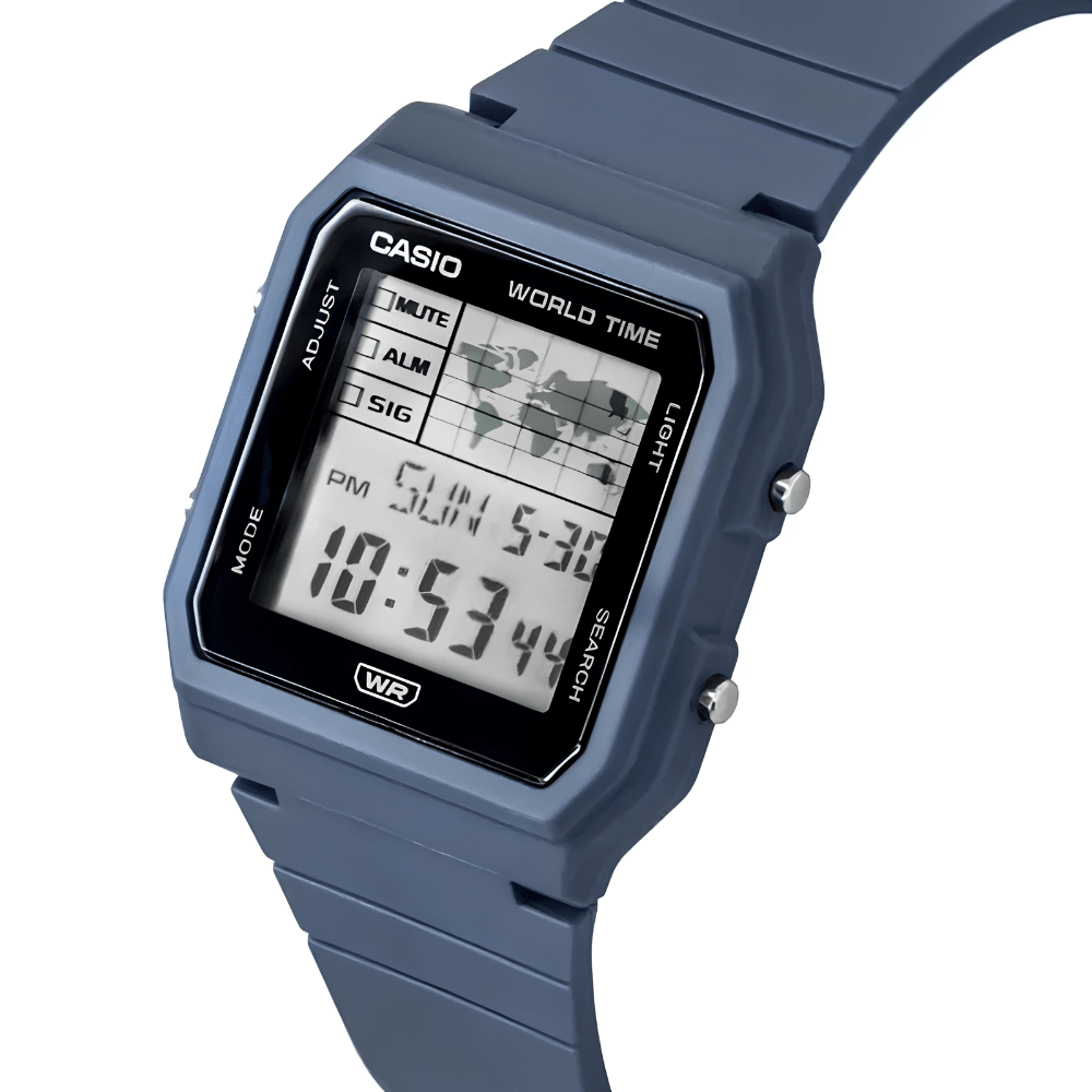 Reloj Casio LF-30W-2ADF Digital Resina Mapa Mundial Azul Unisex6