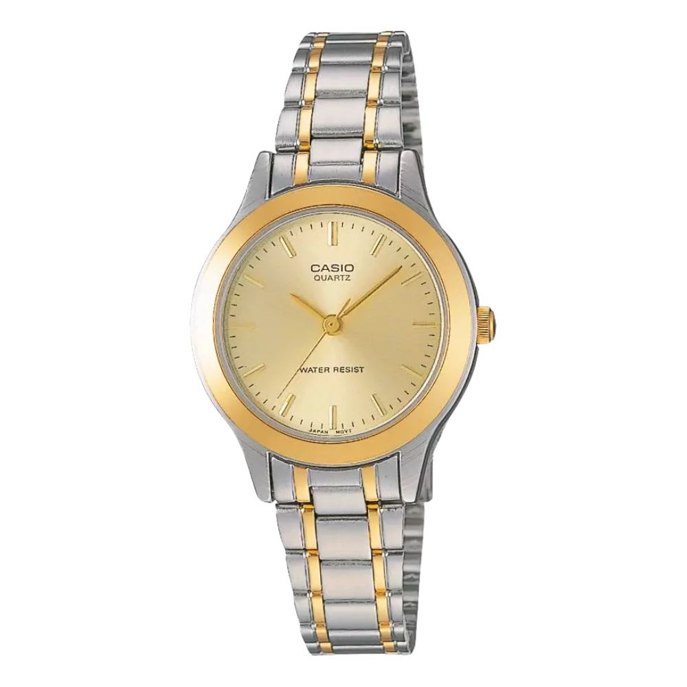 Reloj Casio Clásico LTP-1128G-9ARDF Análogo Bicolor Mujer6