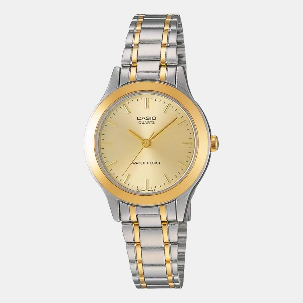 Reloj Casio Clásico LTP-1128G-9ARDF Análogo Bicolor Mujer1