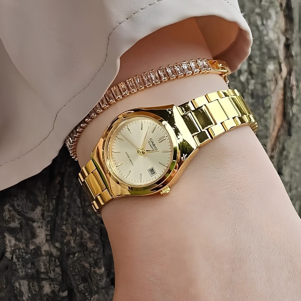 Reloj Casio Clásico LTP-1170N-9ARDF Análogo Dorado Mujer2