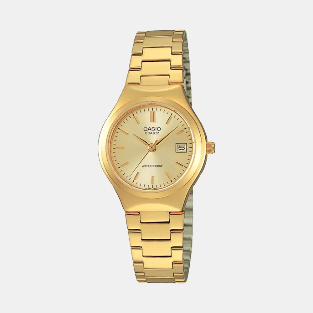 Reloj Casio Clásico LTP-1170N-9ARDF Análogo Dorado Mujer1