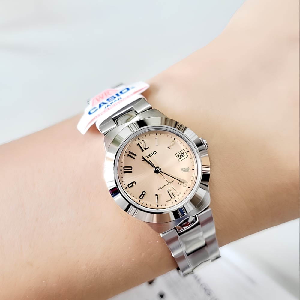 Reloj Casio Clásico LTP-1241D-4A3DF Análogo Plateado Mujer2