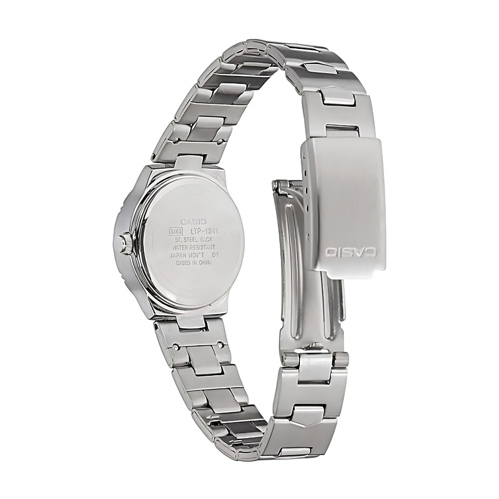 Reloj Casio Clásico LTP-1241D-7A2DF Análogo Plateado Mujer4