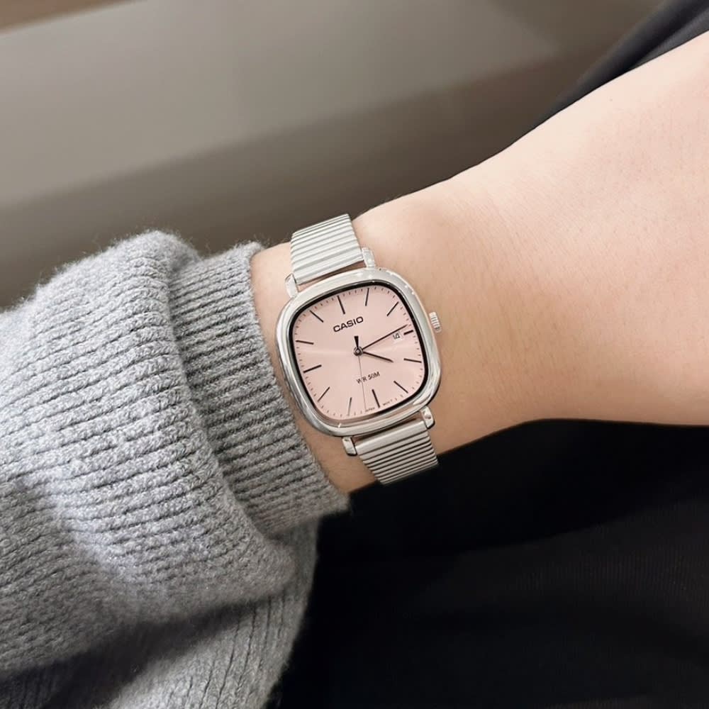 Reloj Casio LTP-B166D-4AVDF Análogo Acero Plateado Mujer2
