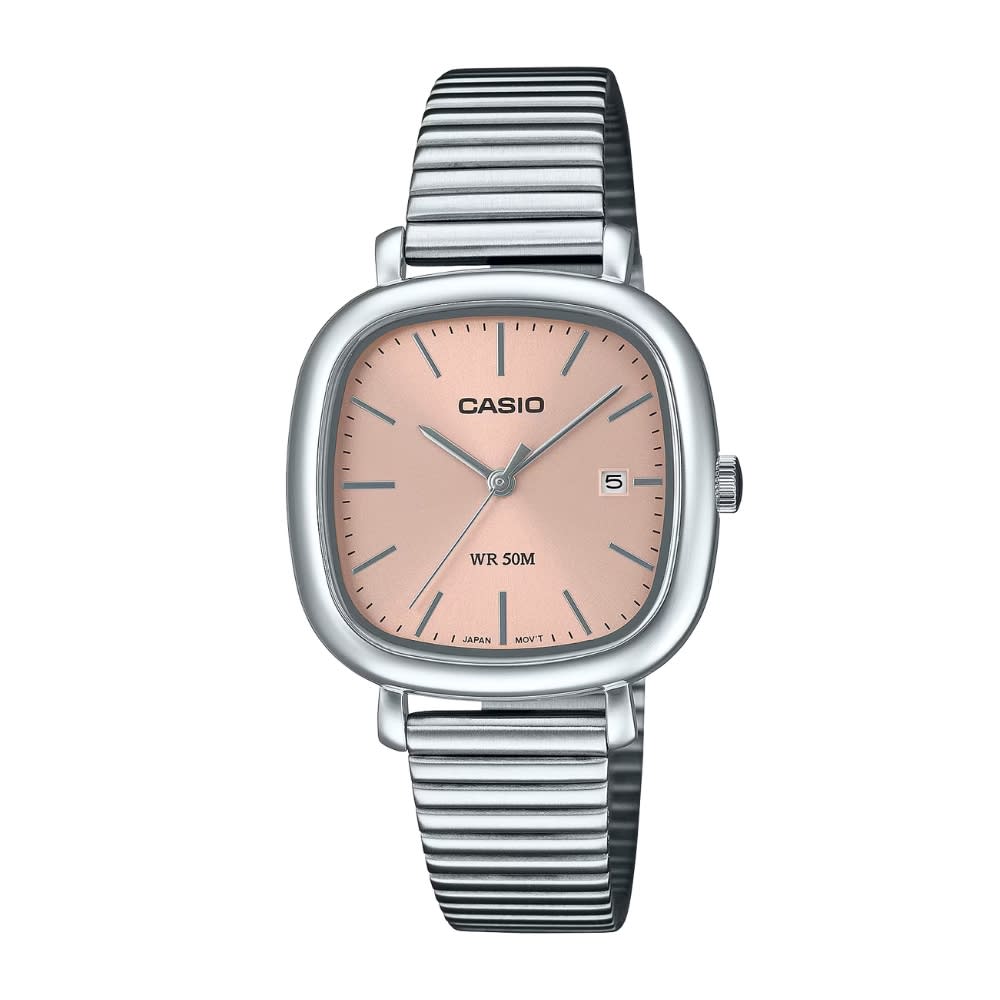 Reloj Casio LTP-B166D-4AVDF Análogo Acero Plateado Mujer8
