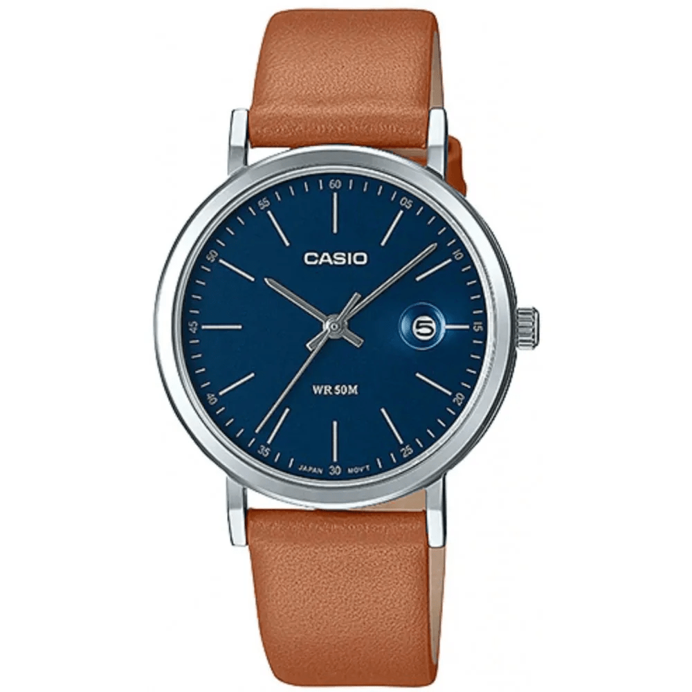 RELOJ CASIO LTP-E175L-2EVDF CLASICO PLATEADO1