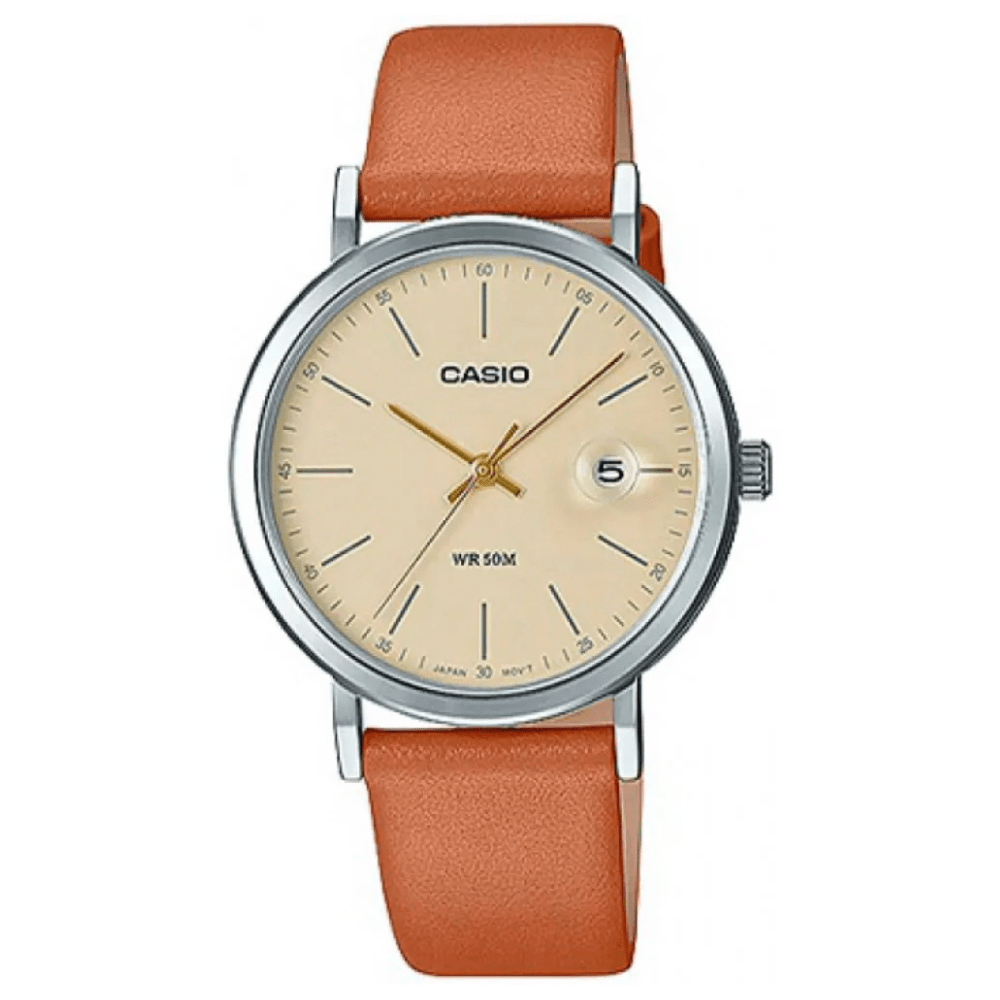 RELOJ CASIO LTP-E175L-5EVDF CLASICO PLATEADO1