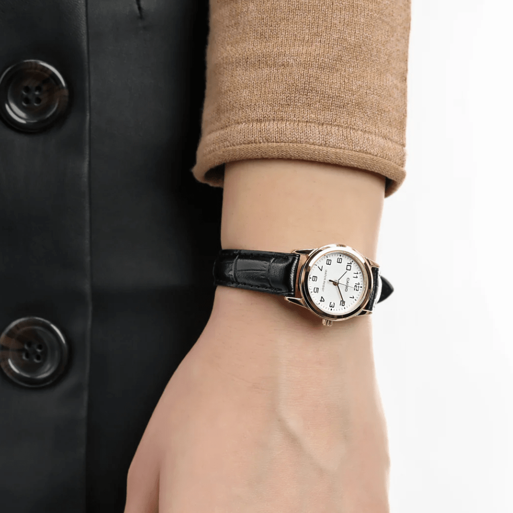 RELOJ CASIO LTP-V001GL-7BUDF CLASICO DORADO2