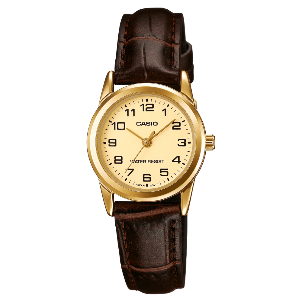 RELOJ CASIO LTP-V001GL-9BUDF CLASICO DORADO1