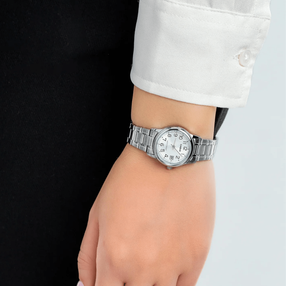 RELOJ CASIO LTP-V002D-7BUDF PLATEADO3