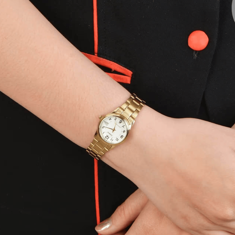 RELOJ CASIO LTP-V002G-7BUDF DORADO2