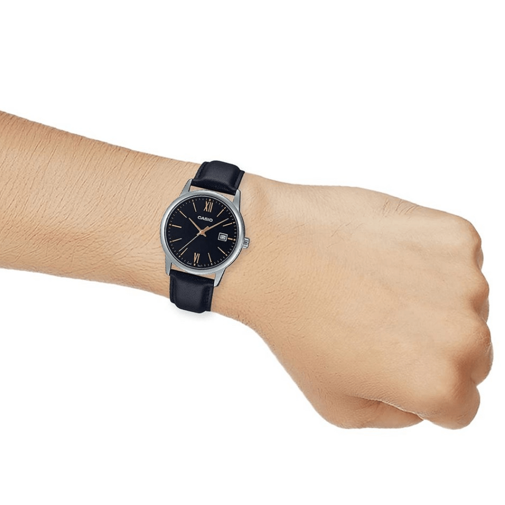 RELOJ CASIO LTP-V002L-1B3UDF CLASICO PLATEADO3