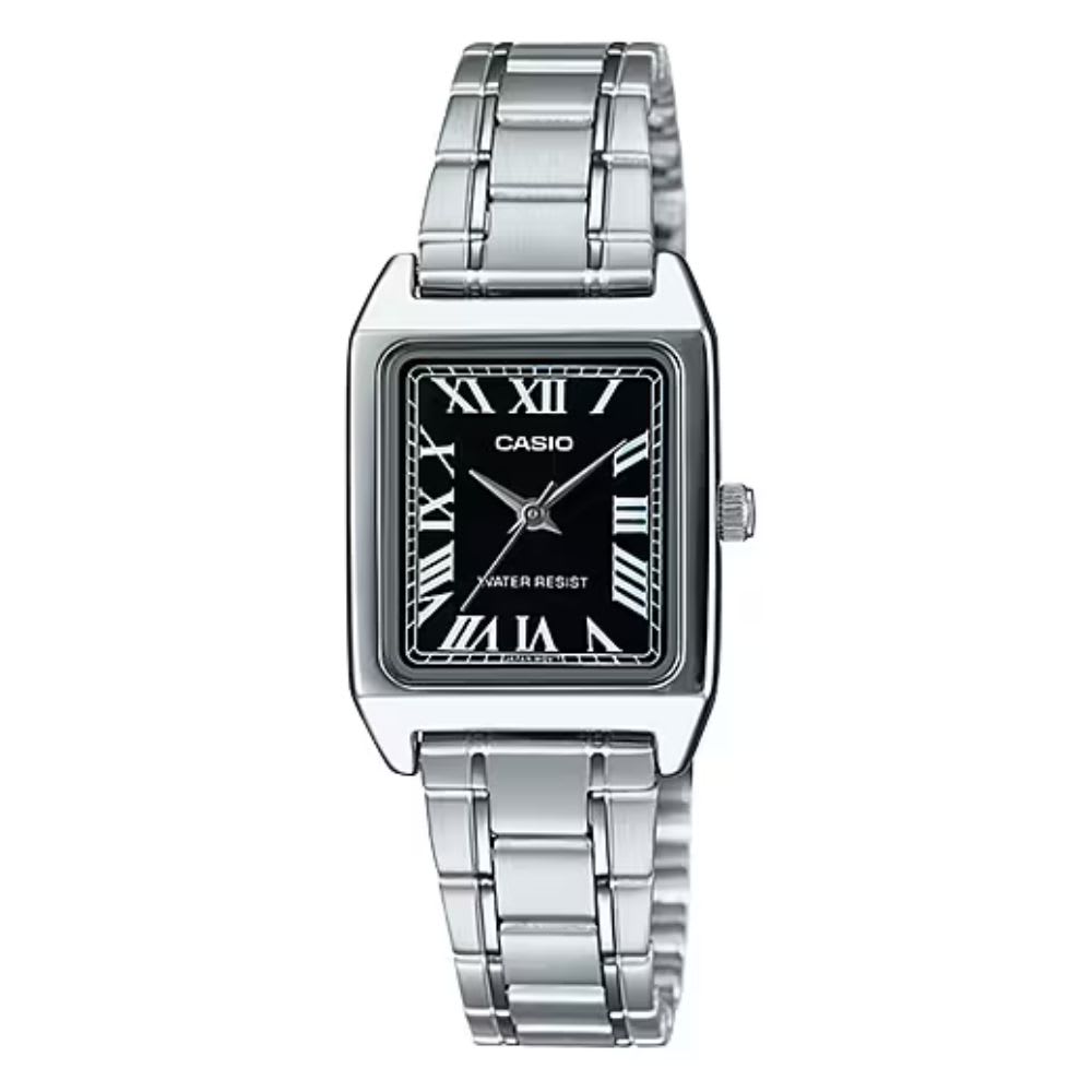 Reloj Casio Tank LTP-V007D-1BUDF Análogo Acero Plateado Mujer4