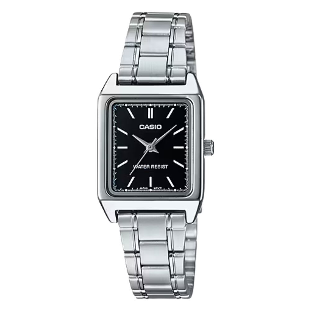 Reloj Casio Tank LTP-V007D-1EUDF Análogo Acero Plateado Mujer5