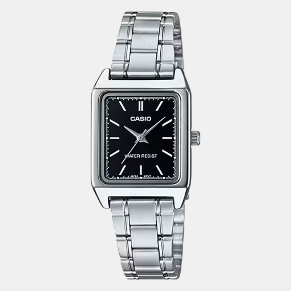 Reloj Casio Tank LTP-V007D-1EUDF Análogo Acero Plateado Mujer1