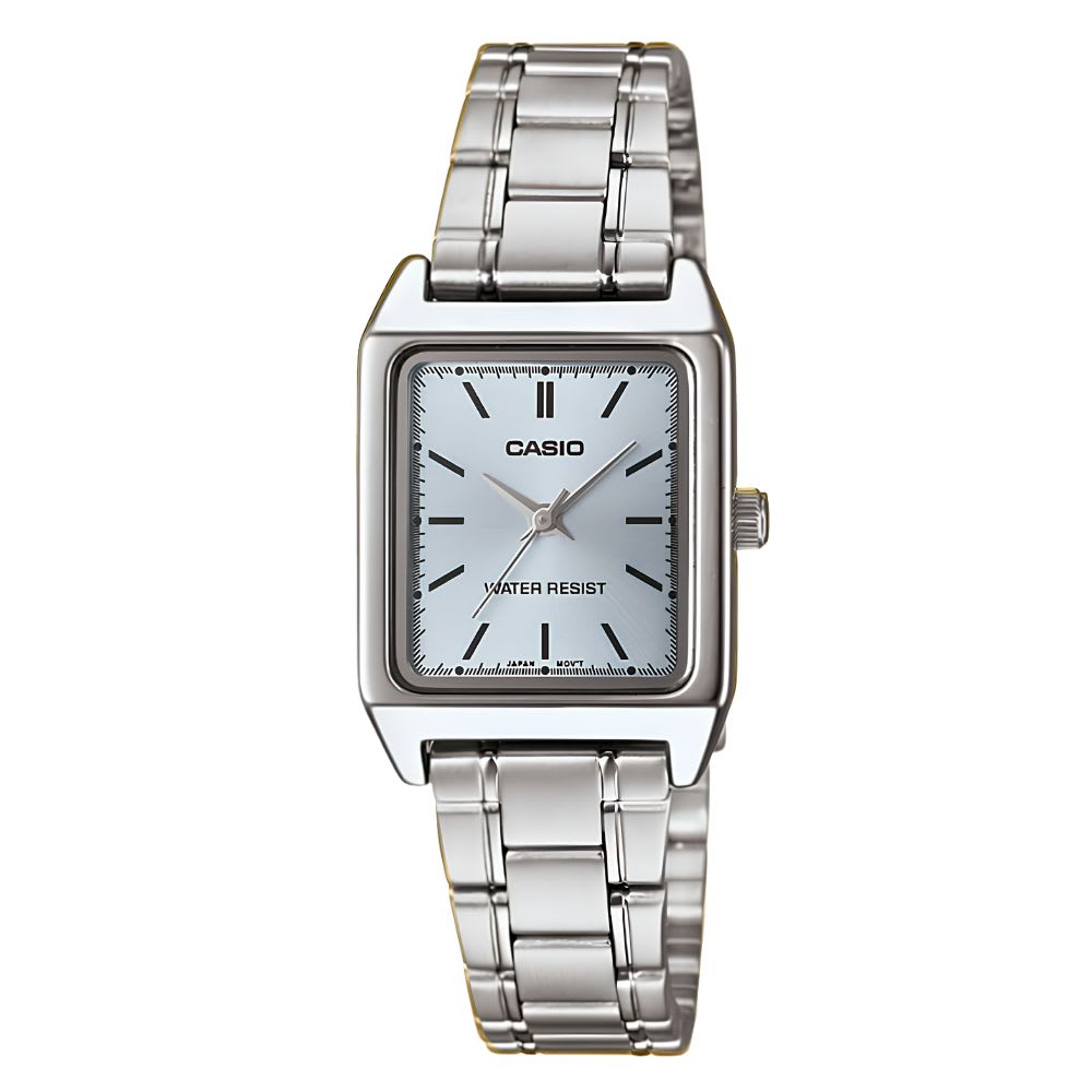 Reloj Casio Tank LTP-V007D-2EUDF Análogo Acero Plateado Mujer6