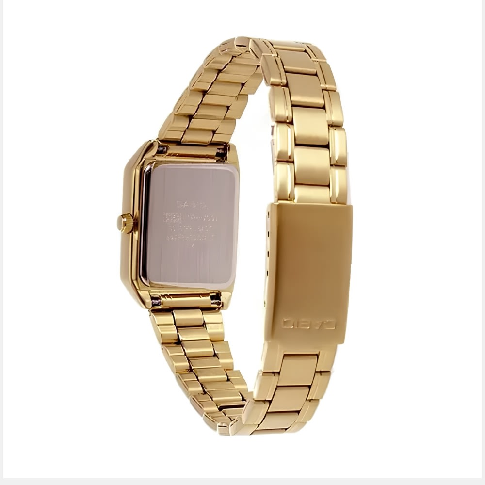 Reloj Casio Tank LTP-V007G-9BUDF Análogo Acero Dorado Mujer7