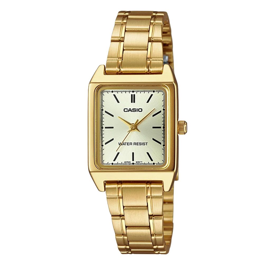Reloj Casio Tank LTP-V007G-9EUDF Análogo Acero Dorado Mujer7