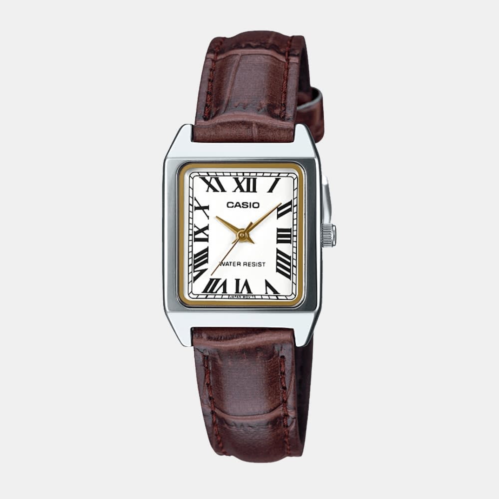 Reloj Casio Tank LTP-V007L-7B2UDF Análogo Acero Bicolor Plateado Dorado Mujer1