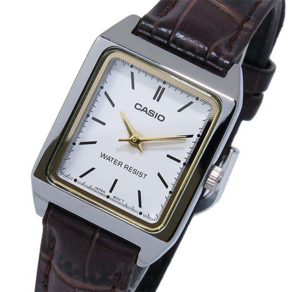 Reloj Casio Tank LTP-V007L-7E2UDF Análogo Acero Bicolor Mujer4