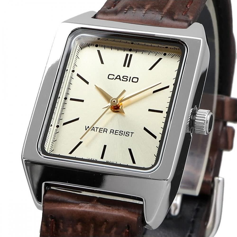 Reloj Casio Tank LTP-V007L-9EUDF Análogo Acero Plateado Mujer4