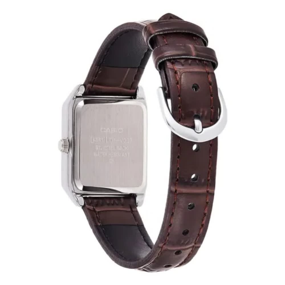 Reloj Casio Tank LTP-V007L-9EUDF Análogo Acero Plateado Mujer6