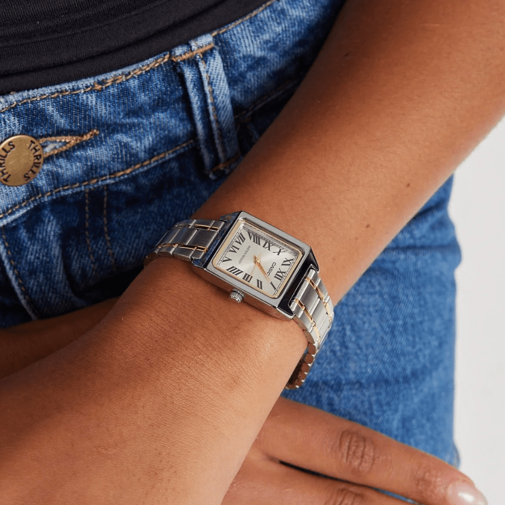 RELOJ CASIO LTP-V007SG-9BUDF ANÁLOGO BICOLOR2