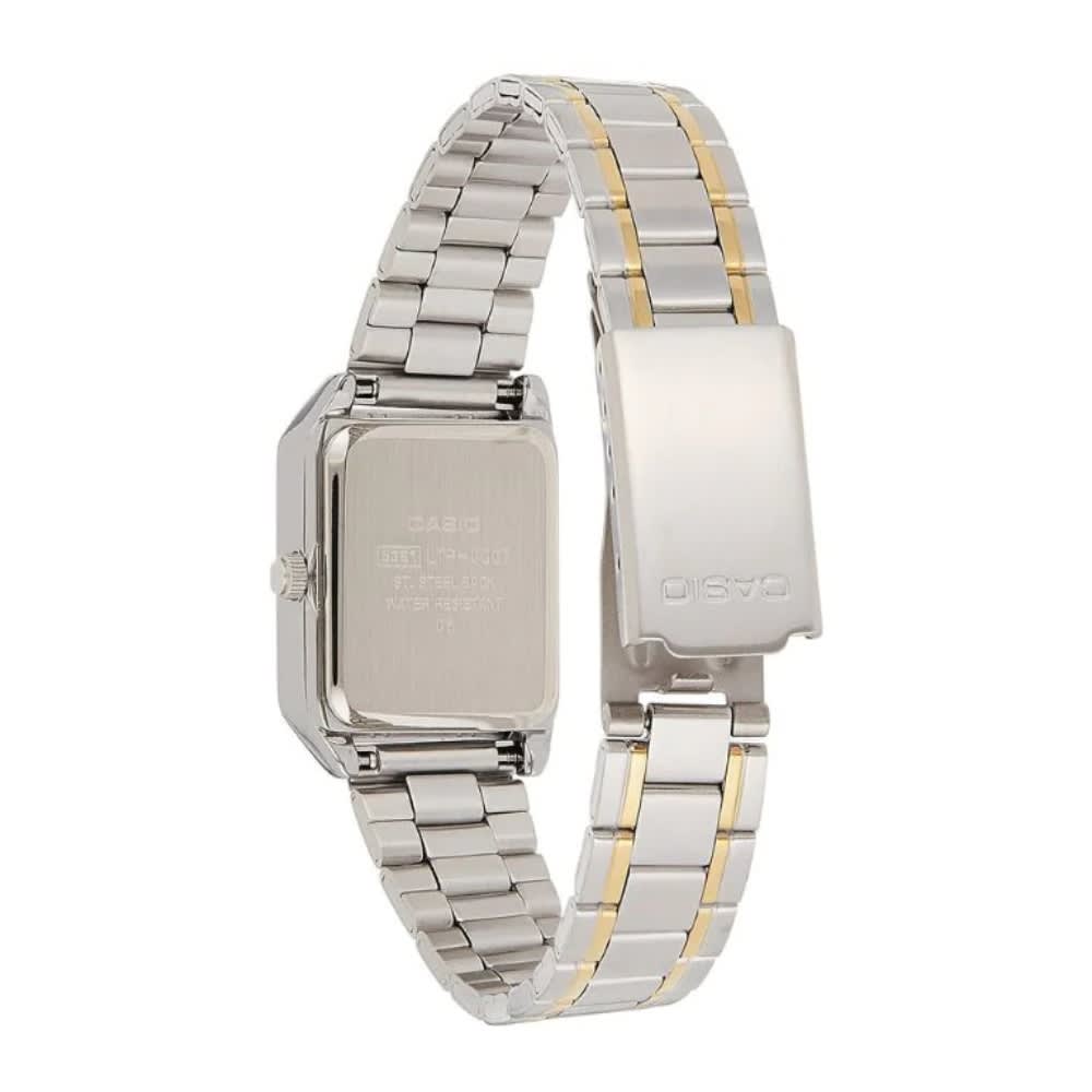 Reloj Casio Tank LTP-V007SG-9EUDF Análogo Acero Bicolor Plateado Dorado Mujer5