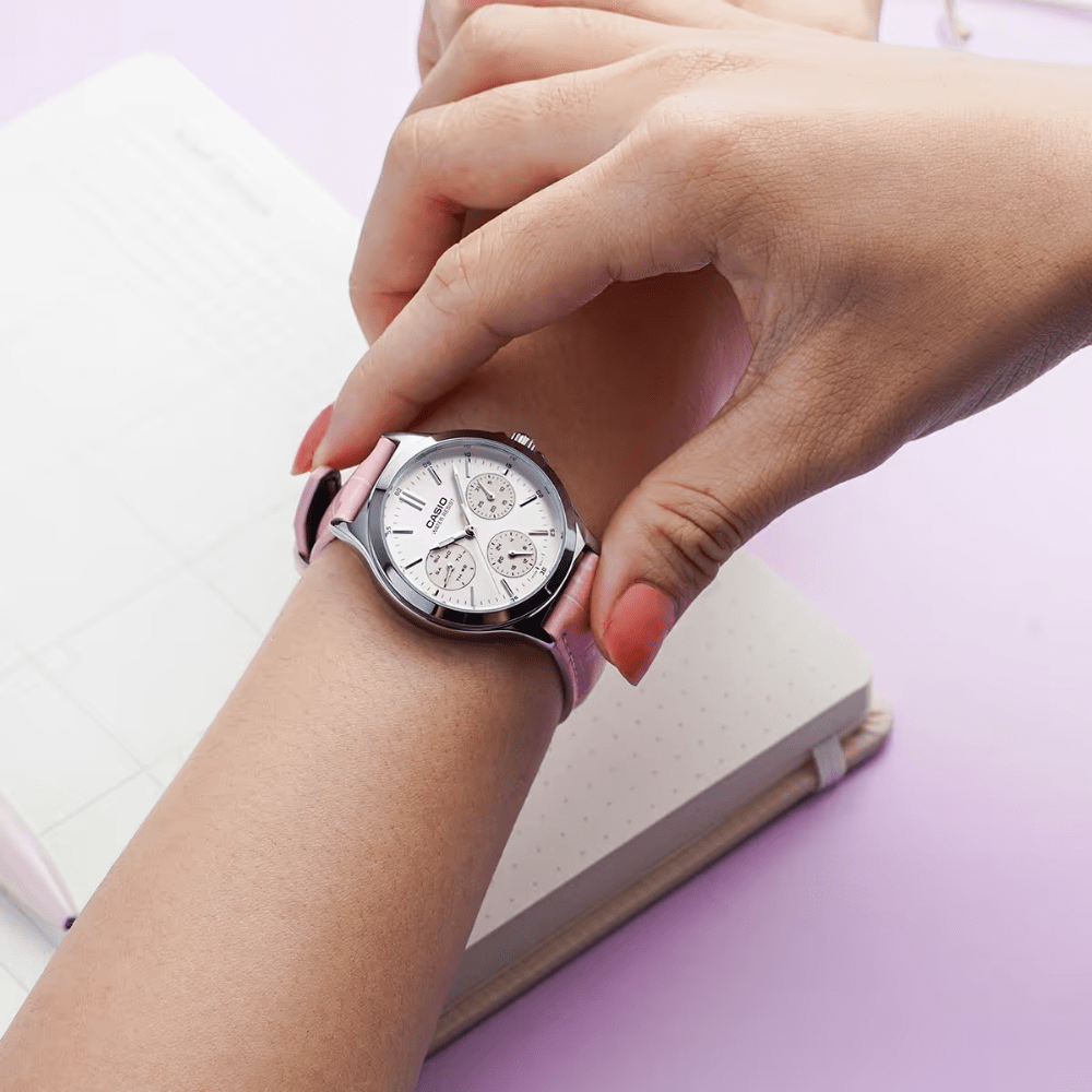 RELOJ CASIO LTP-V300L-4AUDF PLATEADO2