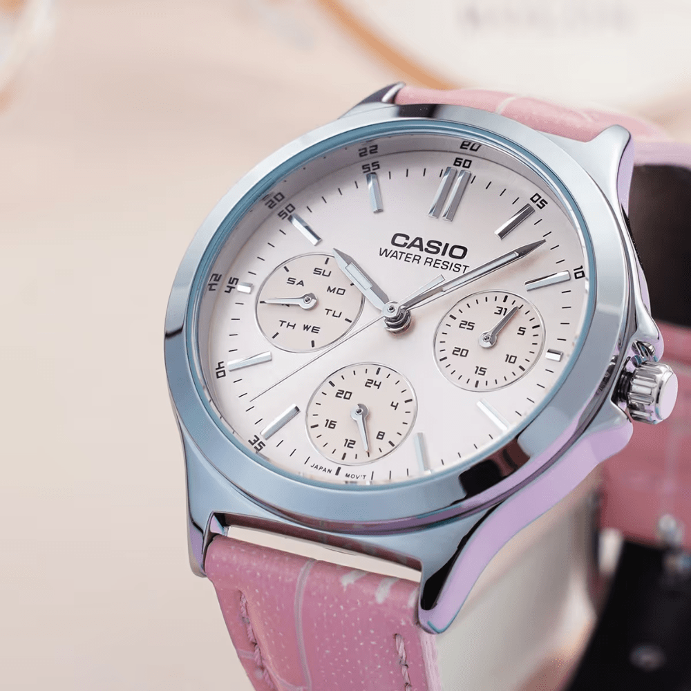 RELOJ CASIO LTP-V300L-4AUDF PLATEADO3
