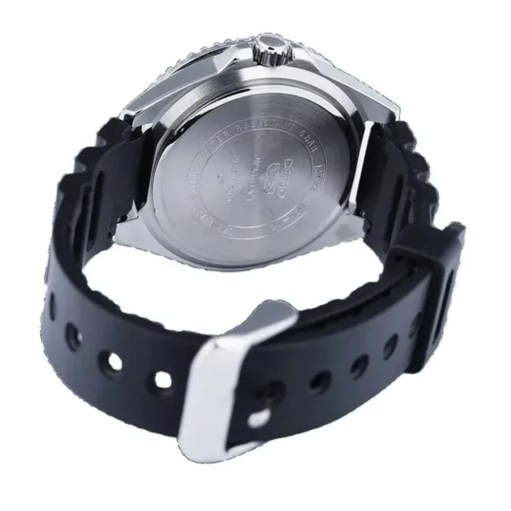 Reloj Casio Mini Marlín MDV-10-1A1VDF Análogo Acero Negro Hombre5