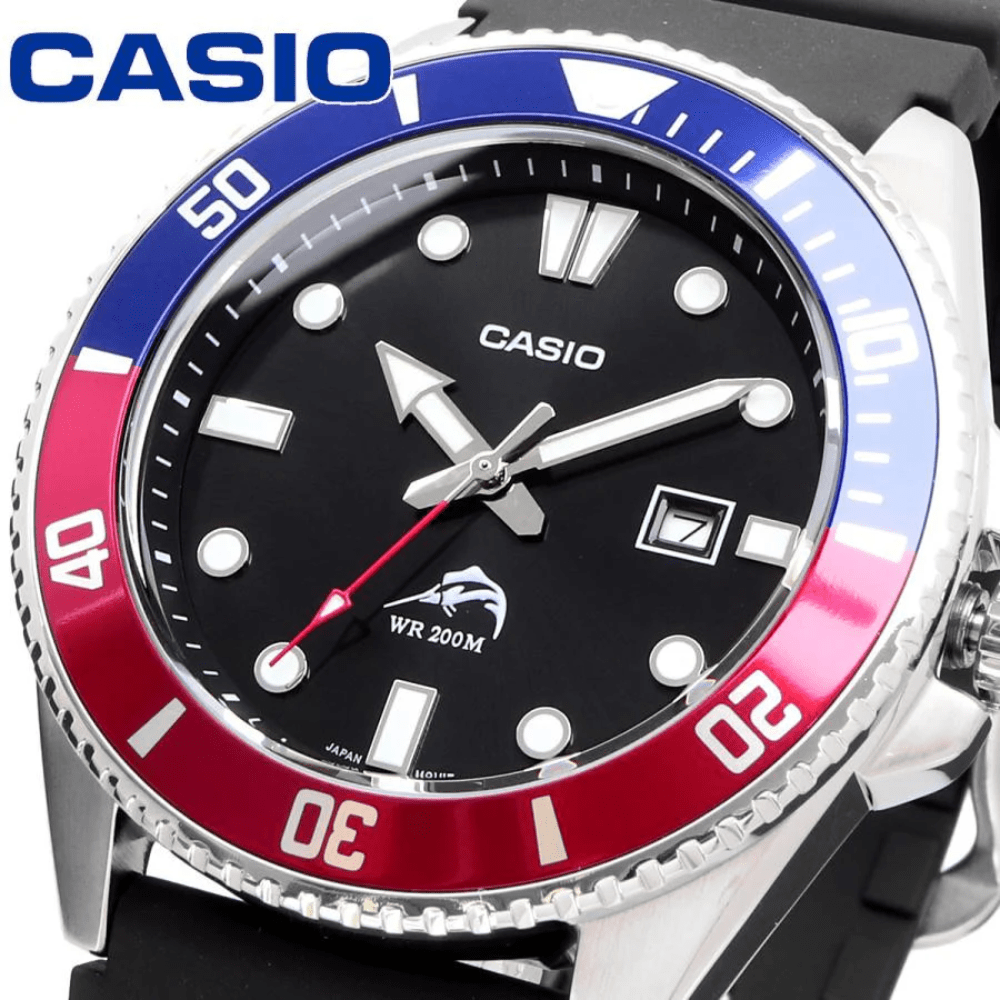 RELOJ CASIO MARLIN MDV-106B-1A2VCF PLATEADO4