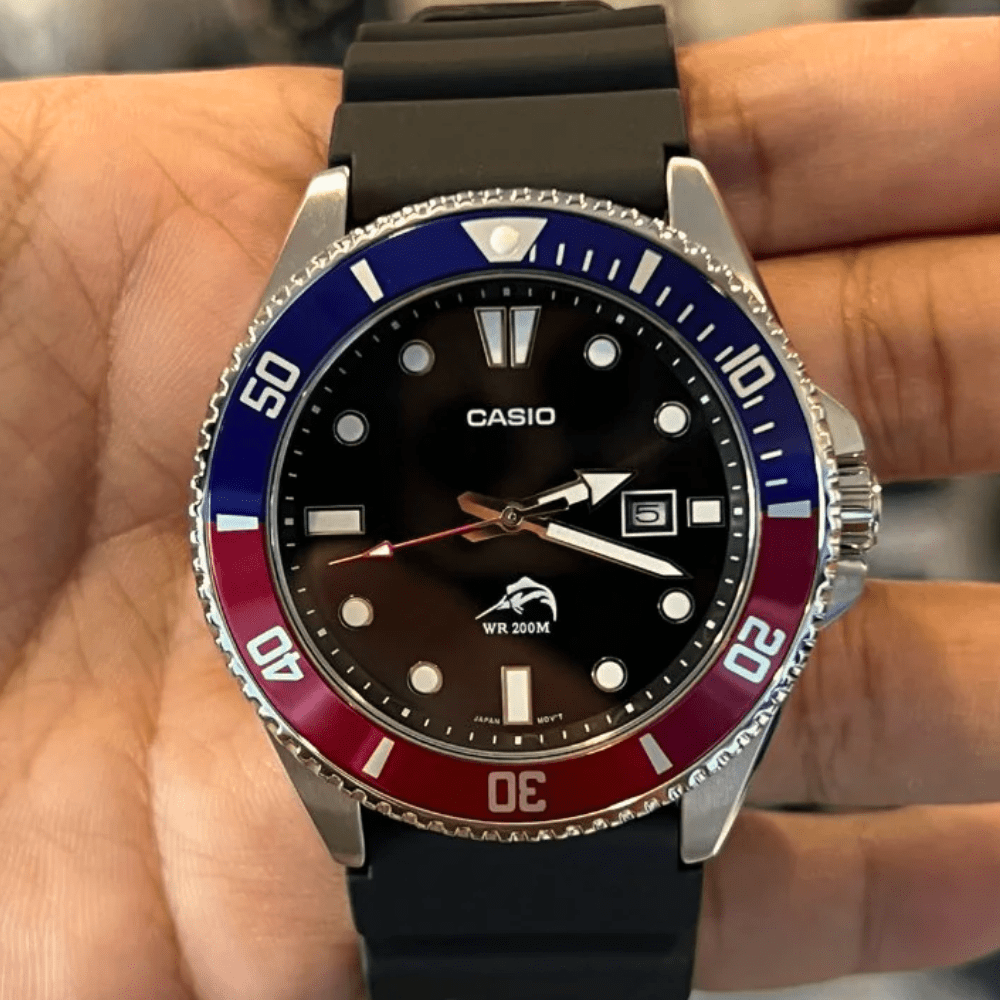 RELOJ CASIO MARLIN MDV-106B-1A2VCF PLATEADO3