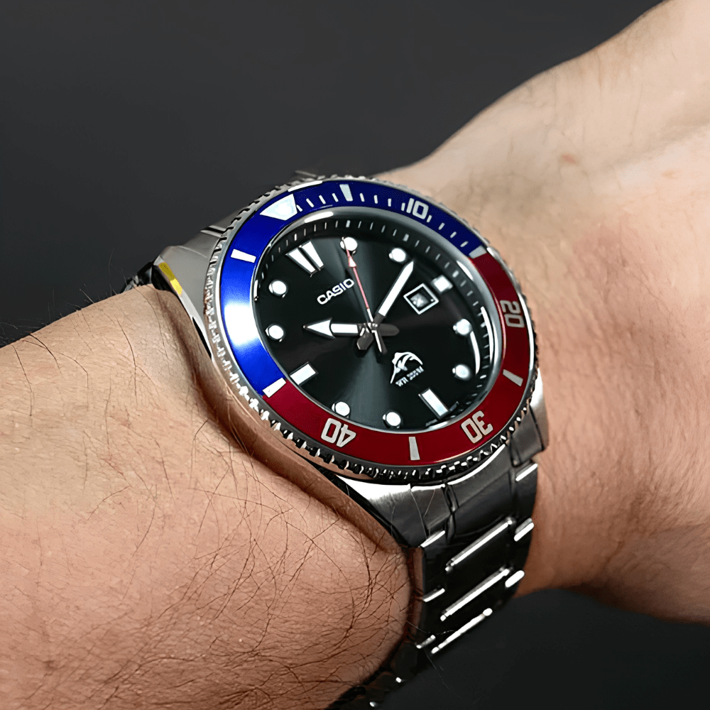 RELOJ CASIO MARLIN MDV-106DD-1A2VCF PLATEADO2
